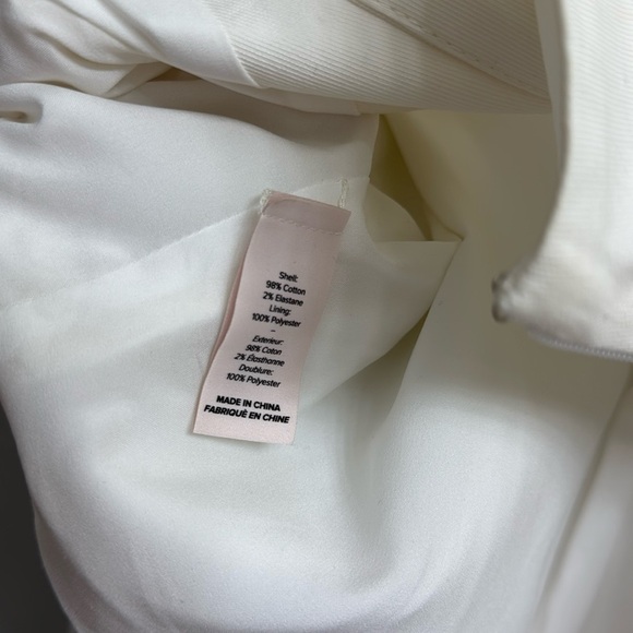 Cinq À Sept Pasha Long-sleeve Shirt In Ivory size M - Picture 13 of 14